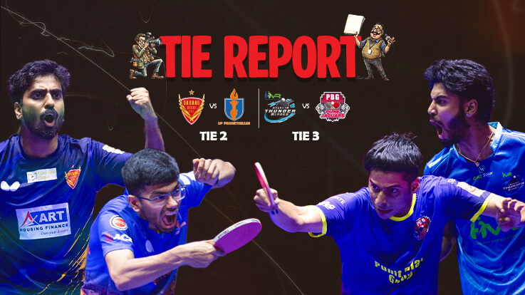 Butterfly UTT Season 7: HVR Kolkata Thunder Blades edge past PBG Pune Jaguars 8-7; Dabang Delhi beat UP Prometheans 9-6